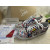Christian Louboutin Low-top Louis Junior Spikes Multi/black Calf Sneaker
