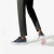 Christian Louboutin Low-top Vida Flat Black Viscose Sneaker