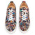 Christian Louboutin Low Top Louis Junior Spikes Orlato Black Calf Leather Multi
