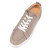 Christian Louboutin Low Top Rantulow Orlato Nude Beige Fabric