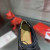 Christian Louboutin Luis Flat Oxfords Calf Leather and Fabric Black