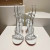 Christian Louboutin Mafaldina Spikes Sandals 100mm Patent Leather White
