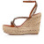 Christian Louboutin Malfadina Zeppa Sandals 120mm Calf Leather Brown