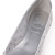 Christian Louboutin Marlougiela Strass Ballerinas Strass Mesh And Laminated Calf Leather Silver