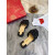 Christian Louboutin Marmela Flat Sandals Lambskin Black