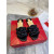Christian Louboutin Marmela Flat Sandals Lambskin Black