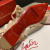 Christian Louboutin Mechante Reine Flats Spike PVC and Veau Velours Pink