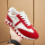 Christian Louboutin Men/Women Loubishark Sneakers Patent Leather Red