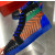 Christian Louboutin Men Louis Woven Spikes Flat High-Top Sneakers Black Blue