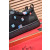 Christian Louboutin Men Low-top Sneaker Fabric with Spikes Black