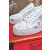 Christian Louboutin Men Low-top Sneaker Fabric with Spikes White