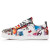 Christian Louboutin Men's Louis Junior Spikes Multi/black Calf