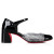 Christian Louboutin Miss Mj Strass 55 Mm Strappy Pumps Patent Calf Leather Pvc And Strass Black