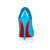 Christian Louboutin Miss Z 100 Mm Pumps Laminated Calf Leather Acqua