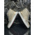 Christian Louboutin Mixkeoshell Flat High-top Sneakers Spikes and Strass Silver Gold
