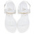 Christian Louboutin Mj Thong 25 Mm Mules Alligator Embossed Calf Leather White
