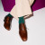Christian Louboutin My Amor W Oxfords Patinated Calf Leather Havane