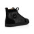 Christian Louboutin Navy Louis Black/indiam Siam Strass Flat
