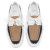 Christian Louboutin Our Steckel Derbies Olona Canva And Nubuck Calf Leather White