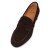 Christian Louboutin Oxford No Penny Flat Dark Brown