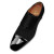Christian Louboutin Oxford Saqhara Black/silver/bk Gun Leather