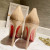 Christian Louboutin Pigalle Plato Pumps 100mm Patent Leather Nude