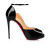 Christian Louboutin Platforms Private Number 120 mm Black Patent Leather