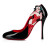 Christian Louboutin Pump Pinupina 100mm Black-multi/lin Psy Loubi Patent