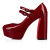 Christian Louboutin Pumps Movide Jane 130 mm Porpora/lin Porpora Patent