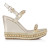 Christian Louboutin Pyraclou 110 Mm Espadrilles Nappa Leather Platine