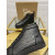 Christian Louboutin Rantus Orlato Flat High Top Sneakers Black Python