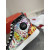 Christian Louboutin Rantus Orlato High-top Men Sneakers Patent Graffiti Multicolor