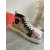 Christian Louboutin Rantus Orlato High-top Men Sneakers Patent Graffiti Multicolor