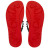 Christian Louboutin Red/Black/loubi Rubber Flip Flop