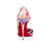 Christian Louboutin Iriza 100mm Pumps Crepe Satin Blooming Print Multicolor
