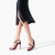 Christian Louboutin Rosalie Strass 100 Mm Sandals Suede And Strass Black