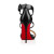 Christian Louboutin Sandal Choca Lux 100 mm Black/silver Leather