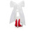 Christian Louboutin Sandal Du Desert 100 mm Ivory/white-sv/lin Blue Crepe Satin