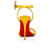 Christian Louboutin Sandal Goldie Joli 100 mm Yellow/lin Yellow Patent