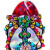 Christian Louboutin Sandal Goldora 100 mm Vers Multi/mix Multi Ab/lin La Patent