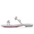 Christian Louboutin Sandal Just Queenie Silver/cry/lin Silver PVC