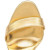 Christian Louboutin Sandal Loubi Queen 120 mm Bouton D Or/lin Bouton D Or Leather