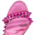 Christian Louboutin Sandal Spikita Strap 100 mm Conf/met Fuchsia/lin Conf Leather