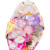 Christian Louboutin Sandale Du D&Atilde;&copy;Sert 100mm Strappy Sandals Crepe Satin Blooming Print Multicolor