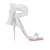 Christian Louboutin Sandale Du Desert 100 Mm Strappy Sandals Crepe Satin Ivory