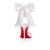Christian Louboutin Sandale Du Desert 100 Mm Strappy Sandals Crepe Satin Ivory