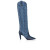 Christian Louboutin Santia Botta 85 Mm Boots Nappa Leather And Denim