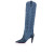 Christian Louboutin Santia Botta 85 Mm Boots Nappa Leather And Denim