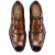 Christian Louboutin Sartok Buckle Shoes Patinated Calf Leather Havane