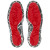 Christian Louboutin Seavaste 2 Sneakers Snake Printed Calf Leather And Spikes Silver